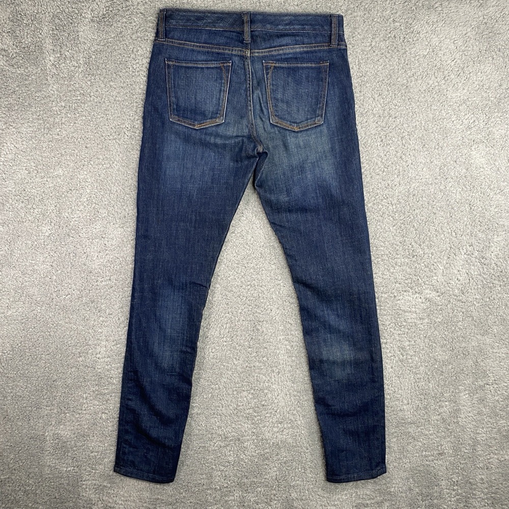 Banana Republic Skinny Jeans Size 27R Low Rise Dark Wash - Picture 2 of 15